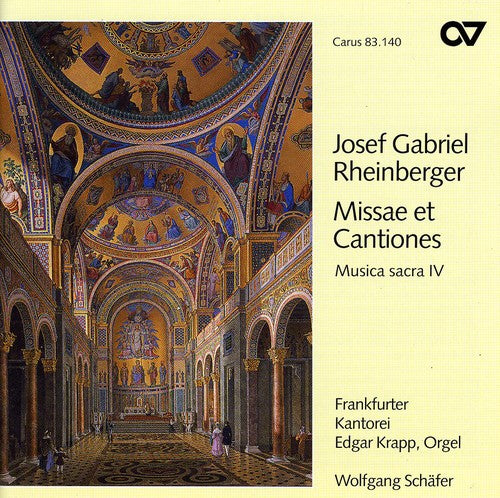 Rheinberger / Mertens / Krapp / Schafer - Sacred Music 4: Missae Et Cantiones - Music CD