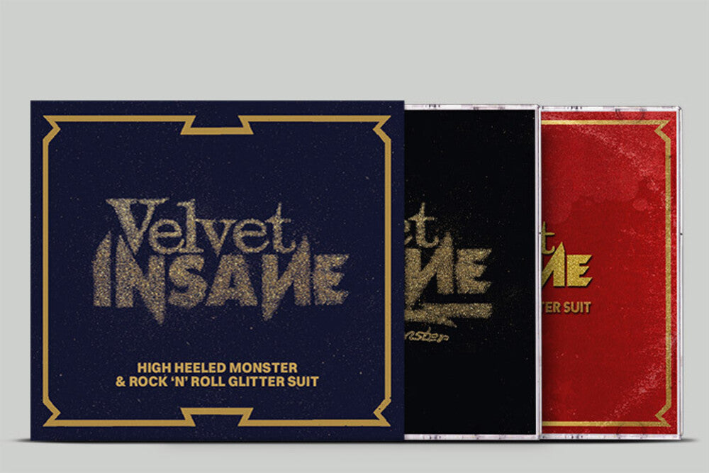 the album cover for Velvet Insane - High Heeled Monster / Rock 'n' Roll Glitter Suit
