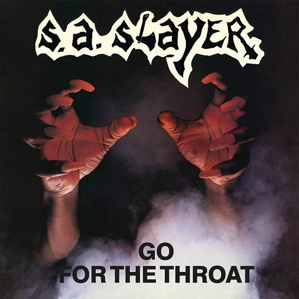 the album cover for S.A. Slayer - Go For The Throat/ Prepare To Die (Slip)