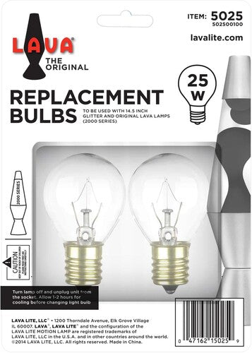 Lava Lamp 25w Light Bulb 2 Pack For 14.5 Lamps - Lava Lamp 25w Light Bulb 2 Pack For 14.5 Lamps - Special Products