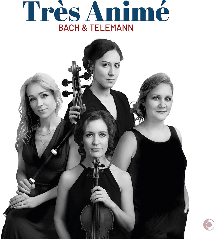 the album cover for J Bach .S. / Telemann - Tres Anime