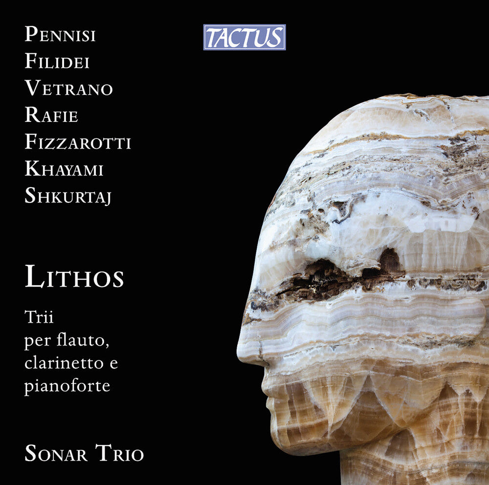 the album cover for Filidei / Fizzarotti / Delisi / Sonar Trio - Lithos