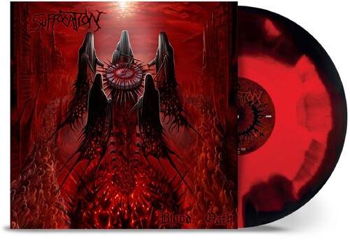 Suffocation - Blood Oath [Red/Black Corona] Vinyl Record