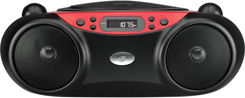 Gpx Bc232r Sporty Classic Bmbx Cd Radio Red/blk - Gpx Bc232r Sporty Classic Bmbx Cd Radio Red/blk - Speakers