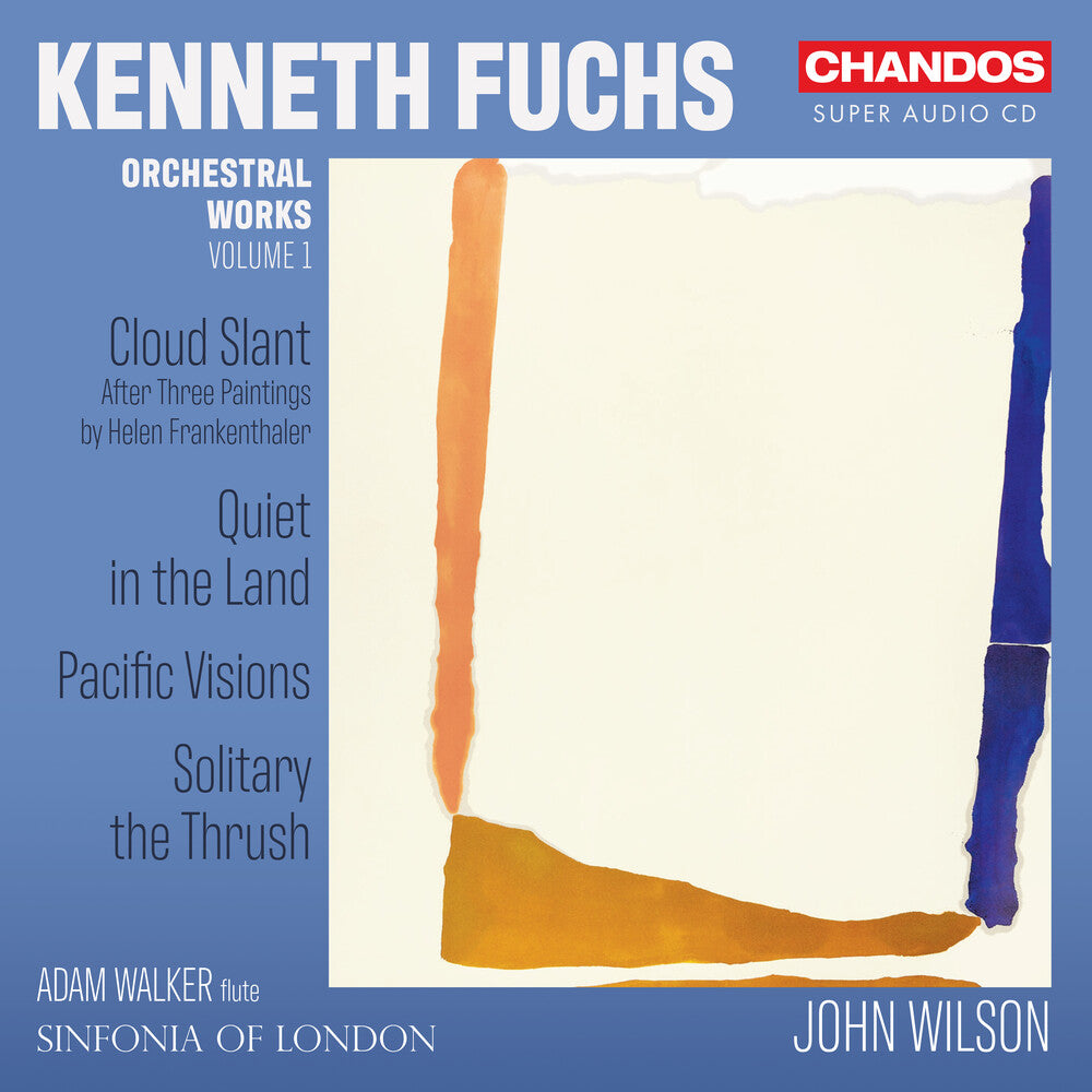 the album cover for Fuchs / Walker / Sinfonia Of London - V1: Orchestral Works (Hybr)