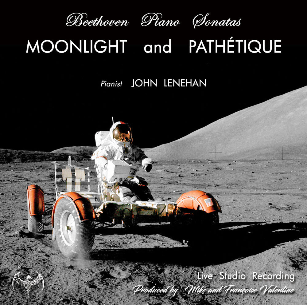 the album cover for John Lenehan - Beethoven Piano Sonatas: Moonlight & Pathetique