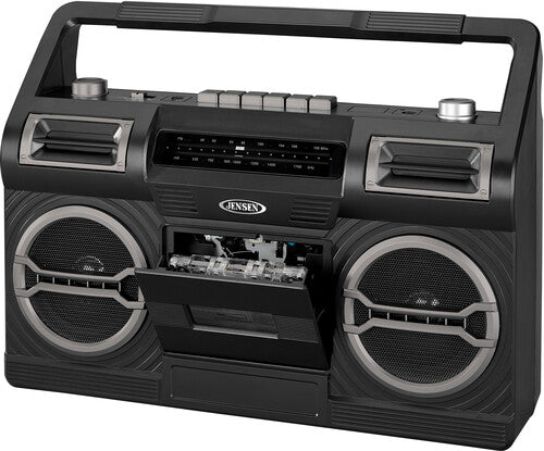 Jensen Mcr500 Boombox Cass Player/rec Am/fm Blk - Jensen Mcr500 Boombox Cass Player/rec Am/fm Blk - Speakers