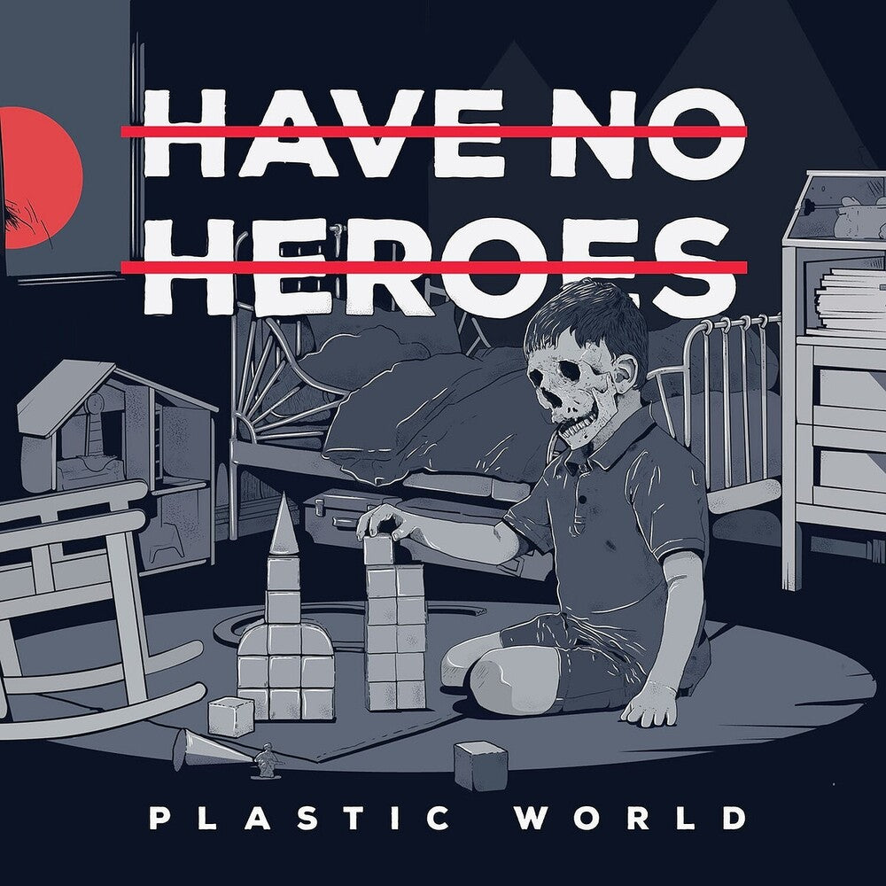 Plastic World - Red W/Black Splatter (Blk) [Colored Vinyl] Vinyl Record