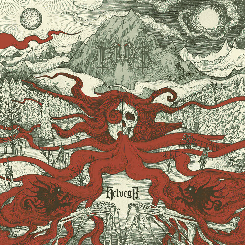 Tsjuder - Helvegr [Clear Vinyl] (Gate) (Uk) Vinyl Record