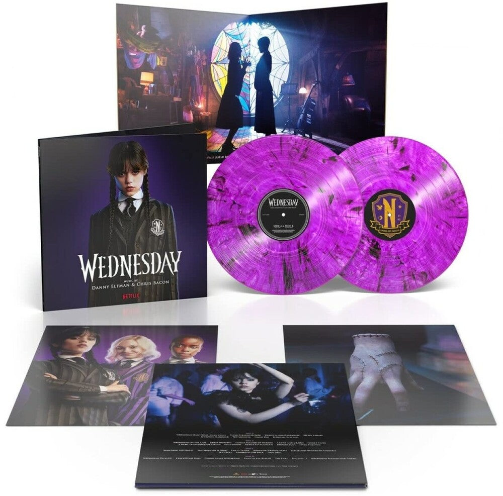 Wednesday [Purple Goth with Smokey Shadow 2LP] Vinyl Record