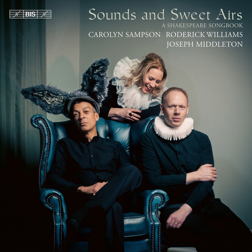 the album cover for Arne / Beach / Britten - Sounds & Sweet Airs - A Shakespeare Songbook