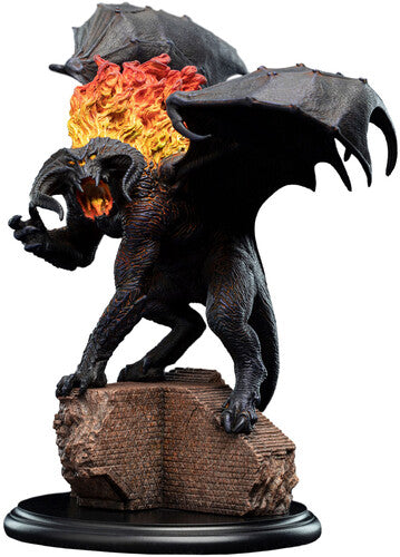 Open Edition Polystone - Lotr Trilogy - Balrog In Moria Miniature Statue - Collectibles