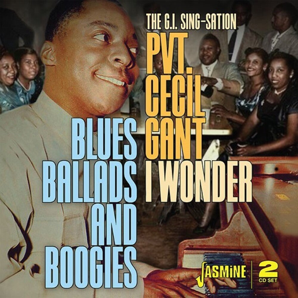 the album cover for Gant, Cecil - I Wonder-Blues Ballads & Boogie