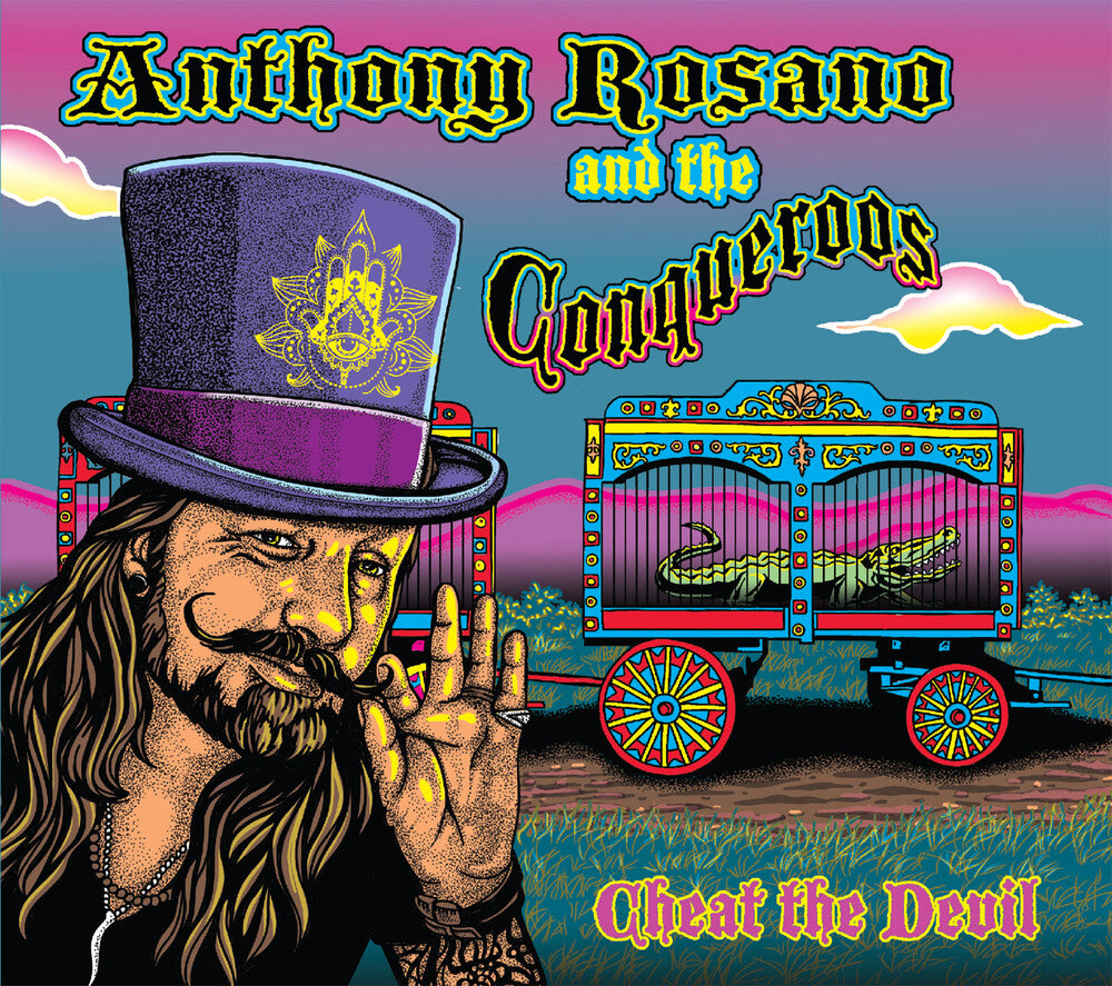 the album cover for Anthony Rosano  And The Conqueroos - Cheat The Devil