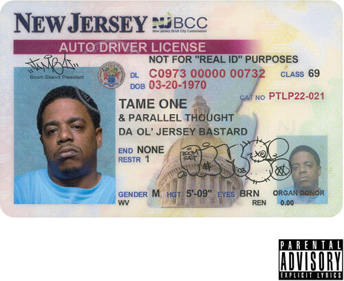 Tame One & Parallel Thought - Da Ol' Jersey Bastard (the Definitive Version) Vinyl Record
