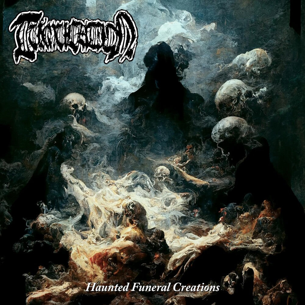 the album cover for Tumulation - Haunted Funeral Creations