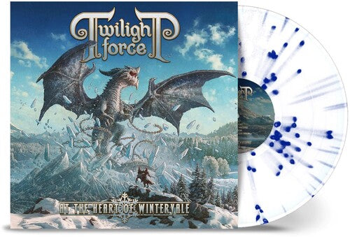 Twilight Force - At The Heart Of Wintervale [White/Blue Splatter] Vinyl Record