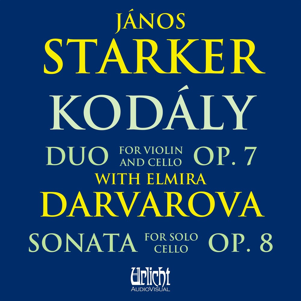 Janos Starker: Kodaly With Elmira Darvarova Music CD