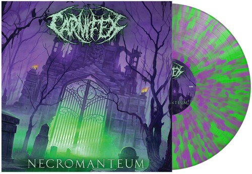 Carnifex - Necromanteum - Neon Green W/ Purple Splatter Vinyl Record