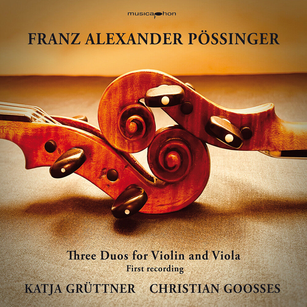 the album cover for Possinger / Gruttner / Goosses - Three Duos For Violin & Viola