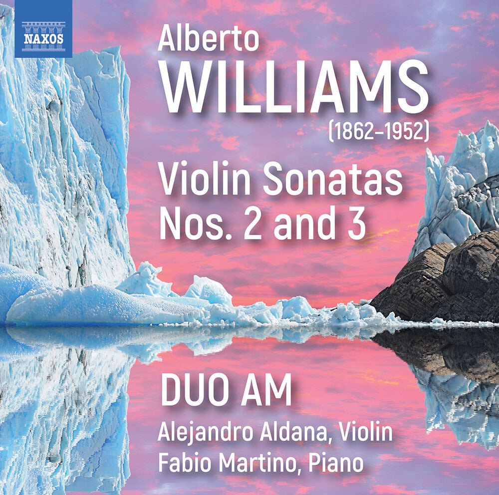 the album cover for Williams / Duo Am - Violin Sonatas Nos. 2 & 3
