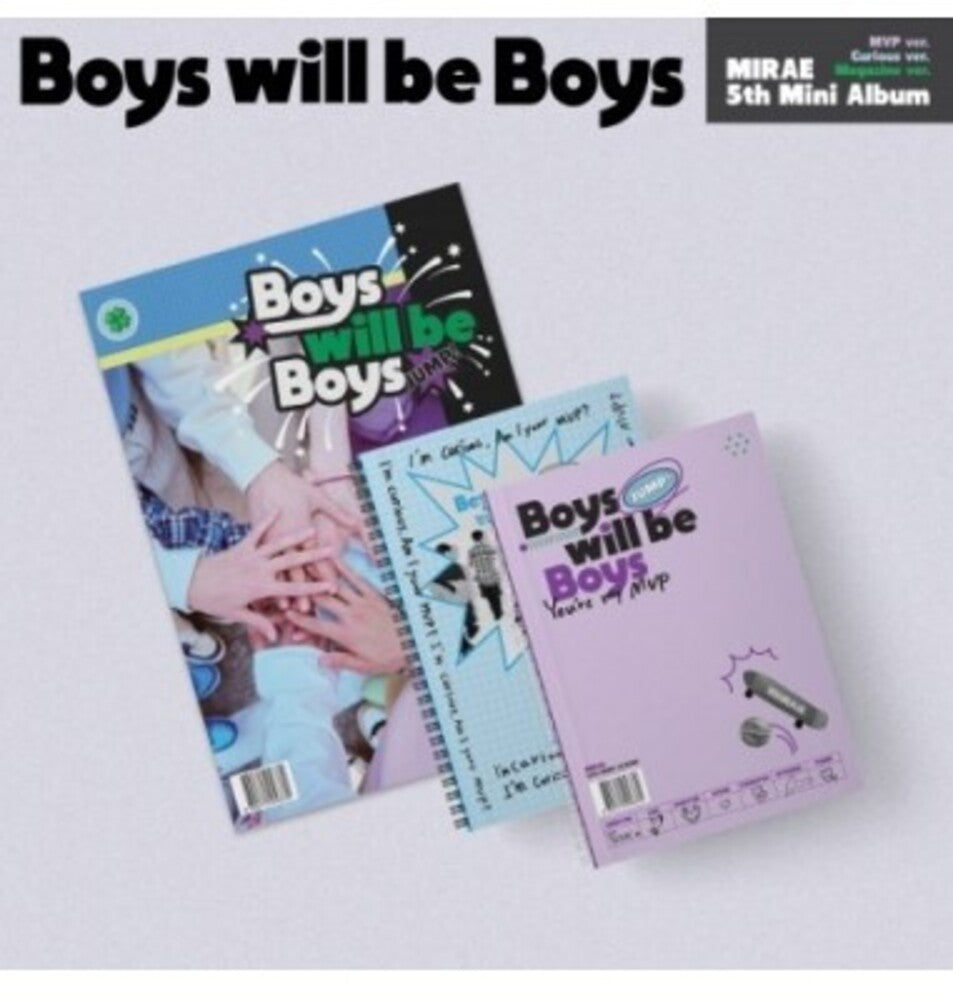 the album cover for Mirae - Boys Will Be Boys - Mvp Version - Random Cover