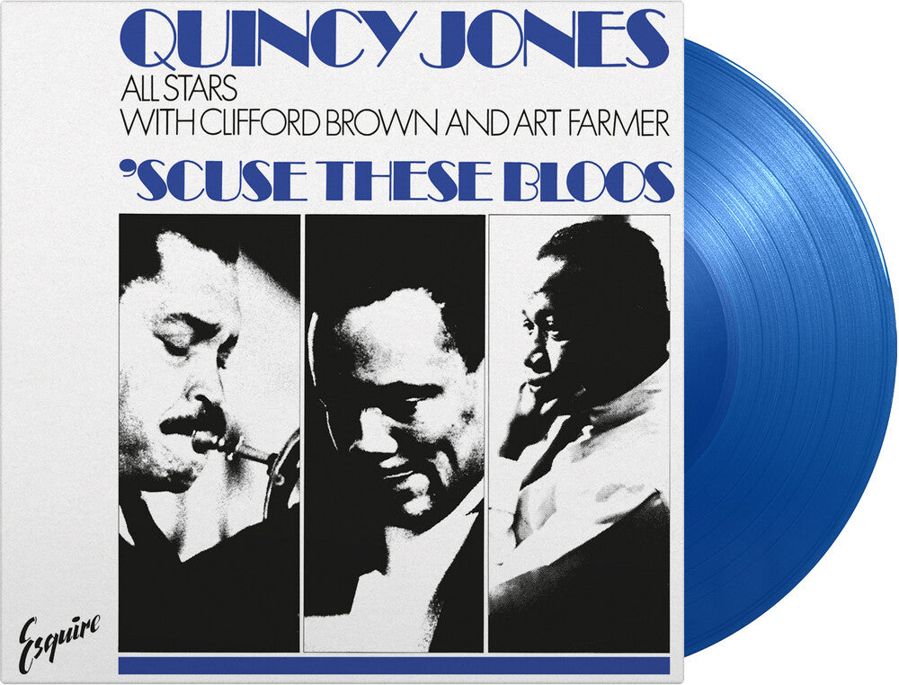 Quincy Jones All Stars - Scuse These Bloos (Blue) [Colored Vinyl] [180 Gram] Vinyl Record