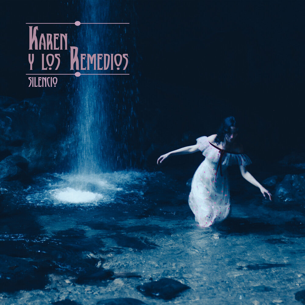 Karen Y Los Remedios - Silencio - Black & Blue Galaxy Effect (Blk) (Blue) [LP] Vinyl Record