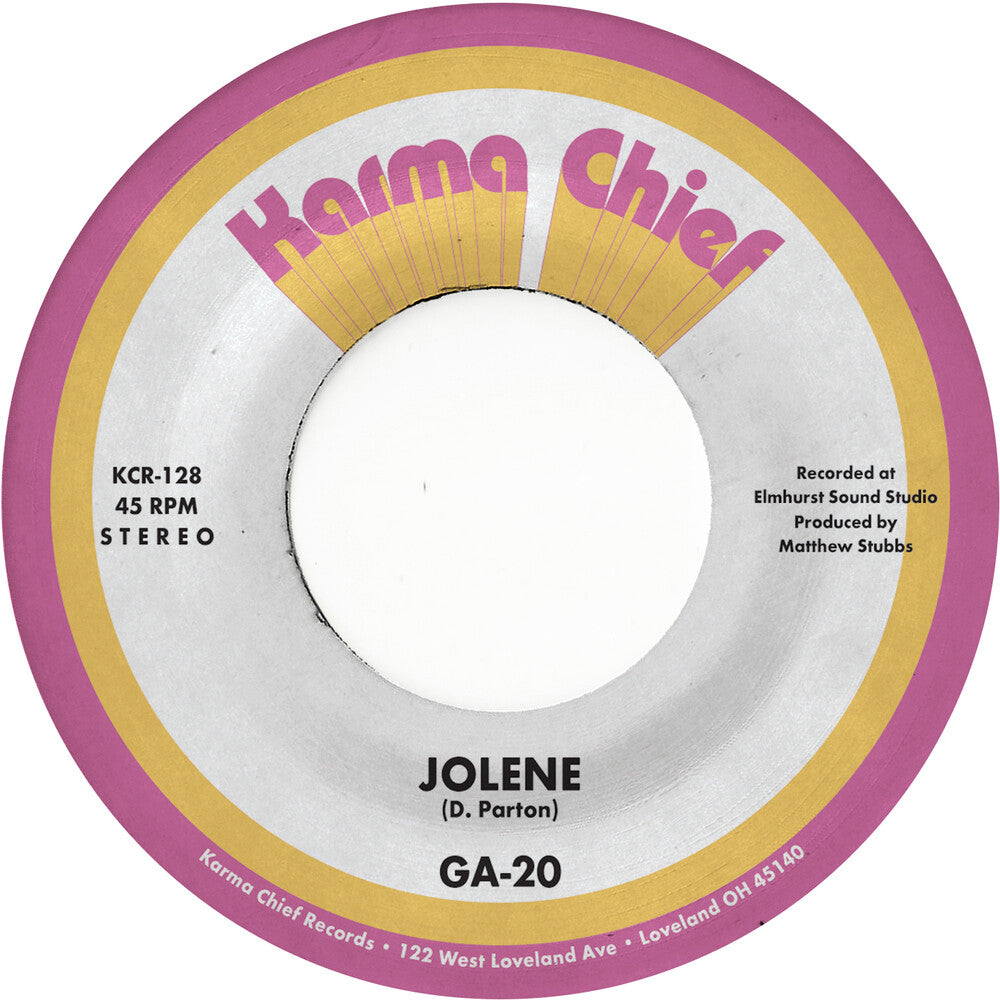 the album cover for GA-20 - Jolene / Still As The Night - Brown (Brwn) [Colored Vinyl]