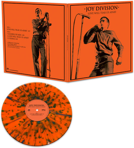 Joy Division - Love Will Tear Us Apart [Orange/Black Splatter] Vinyl Record