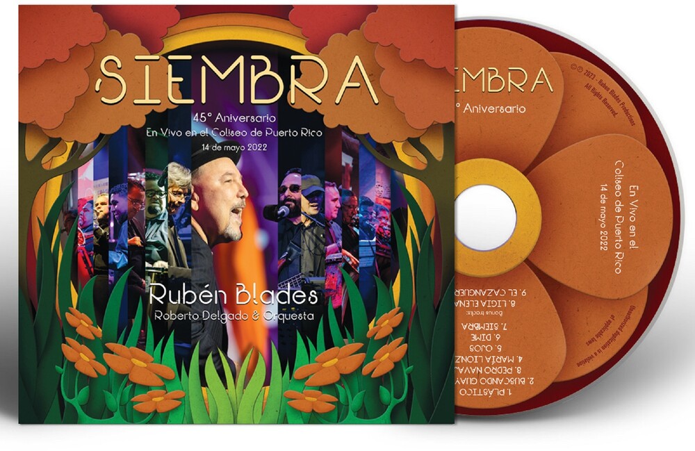 Siembra: 45 Aniversario - En Vivo En El Coliseo Music CD