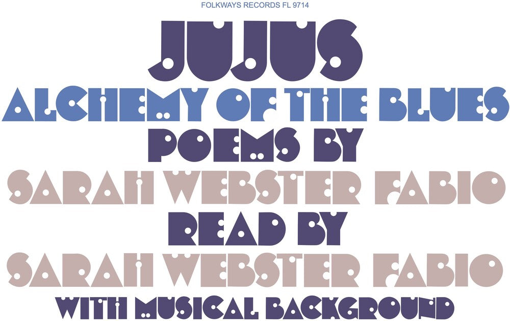 Sarah Fabio  Webster - Jujus/Alchemy Of The Blues: Poems By Sarah Webster [LP] Vinyl Record