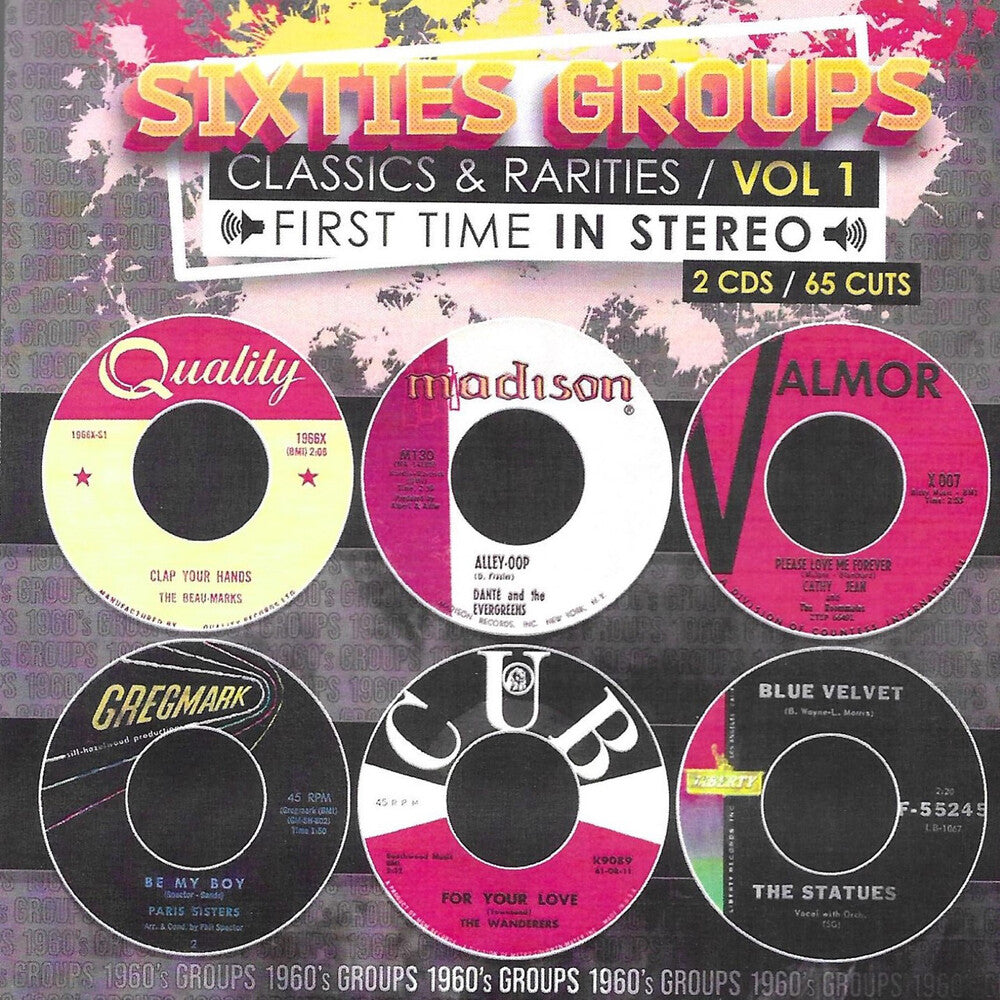 the album cover for Sixties Groups Classics & Rarities Vol. 1 / Var - Sixties Groups Classics & Rarities Vol. 1 / Var
