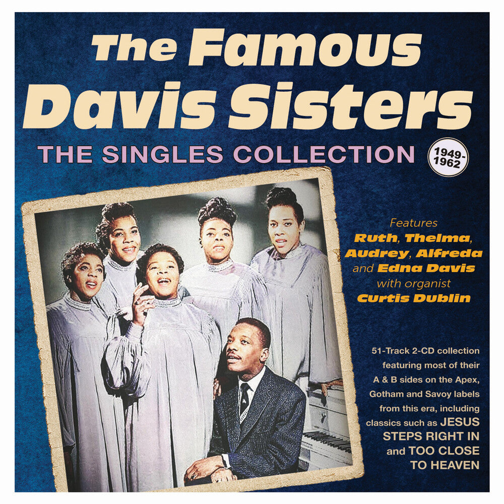 the album cover for Famous Davis Sisters - Singles Collection 1949-62