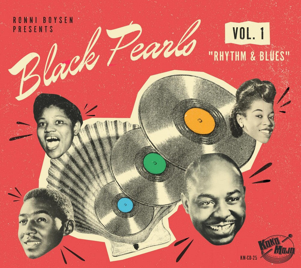 the album cover for Black Pearls Volume 1: Rhythm & Blues / Various - Black Pearls Volume 1: Rhythm & Blues / Various