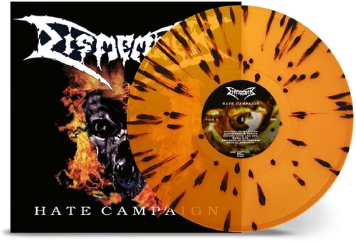 Dismember - Hate Campaign [Transparent Orange/Black Splatter] Vinyl Record
