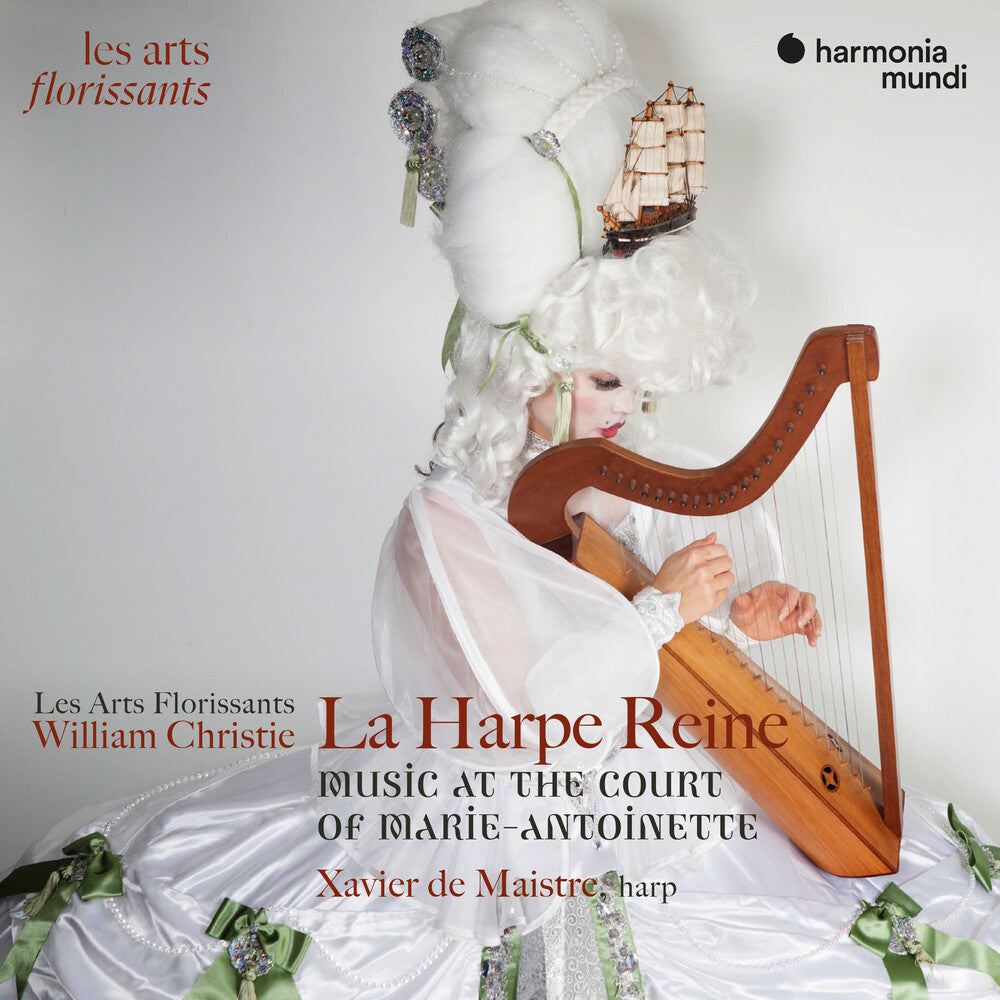 the album cover for Xavier De Maistre - La Harpe Reine: Concertos For Harp At The Court Of