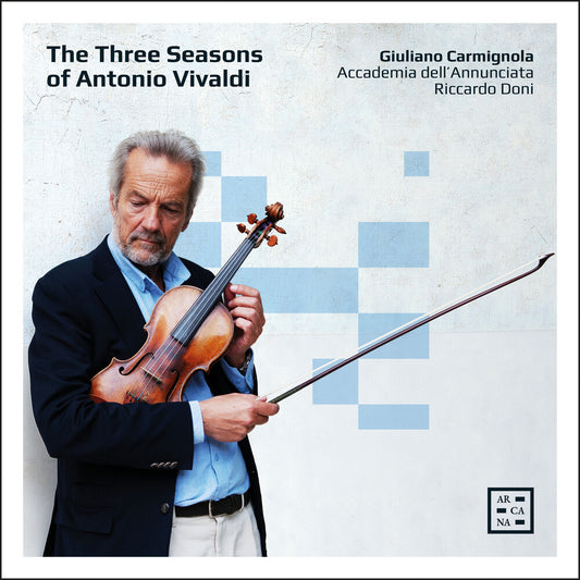 the album cover for Vivaldi / Carmignola / Doni - Three Seasons Of Antonio Vivaldi