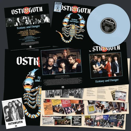 Ostrogoth - Ecstasy and Danger - Blue Vinyl Record