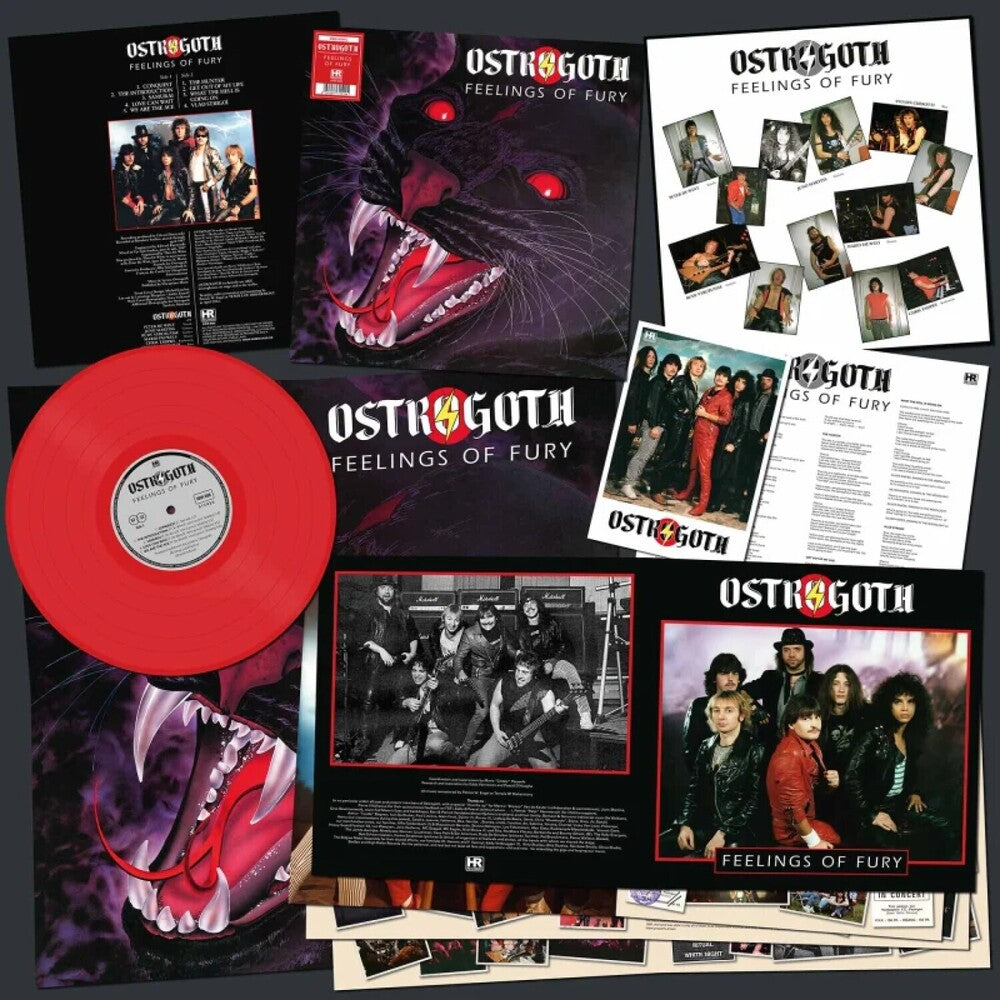 Feelings Of Fury - Red [Colored Vinyl] (Red) Vinyl Record