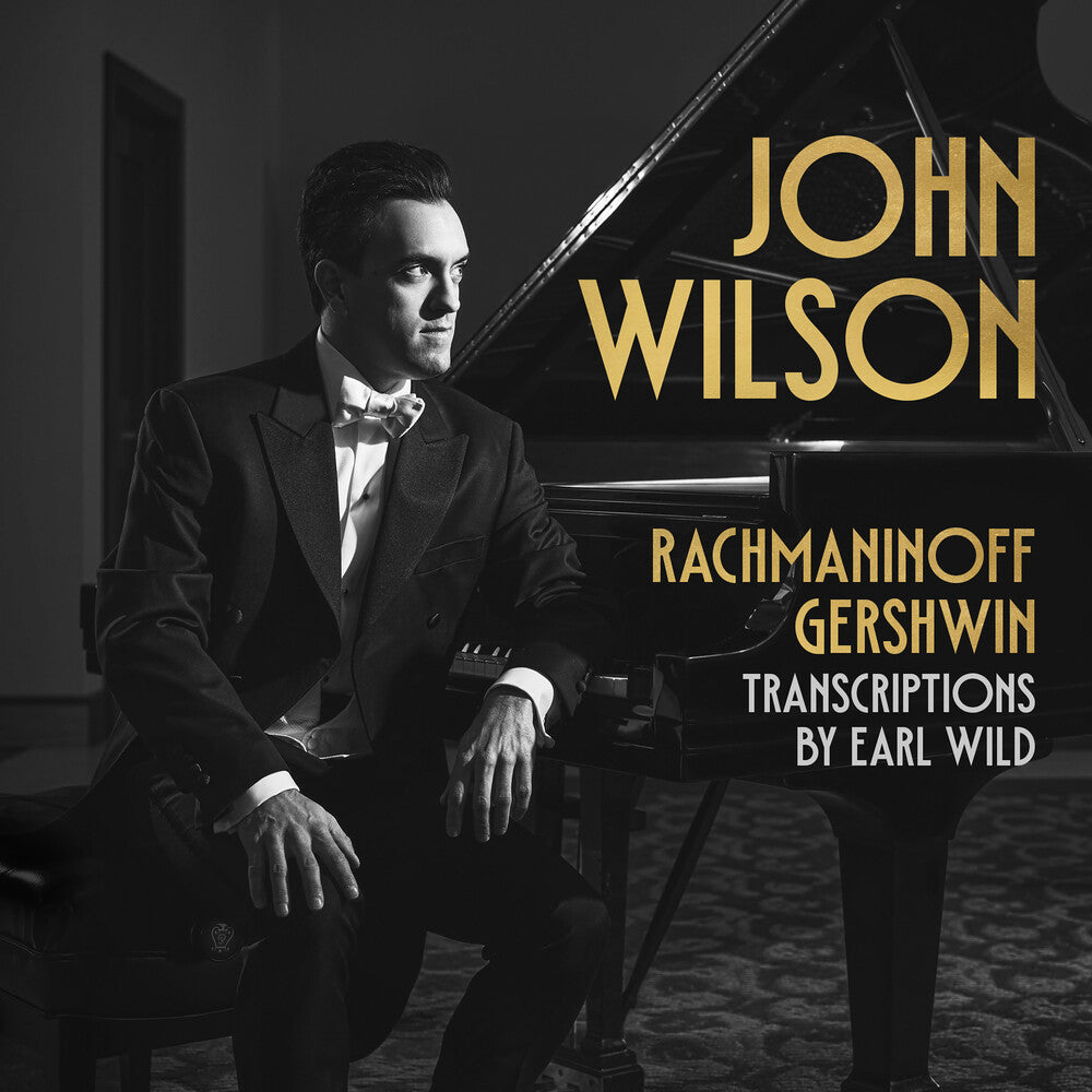 the album cover for Gershwin / Rachmaninoff / Wilson - Transcriptions By Earl Wild