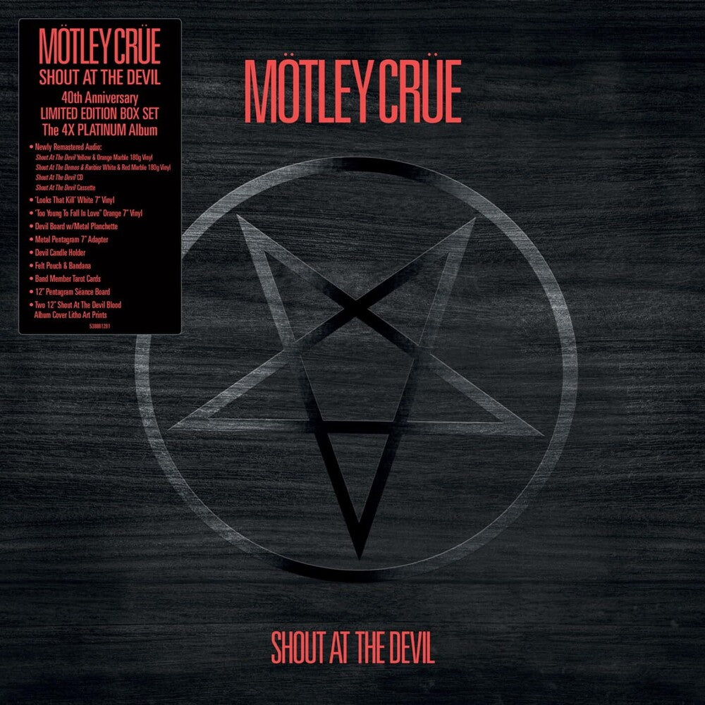Motley Crue - Shout At The Devil: 40th Anniversary [Limited Edition LP Box Set] Vinyl Record