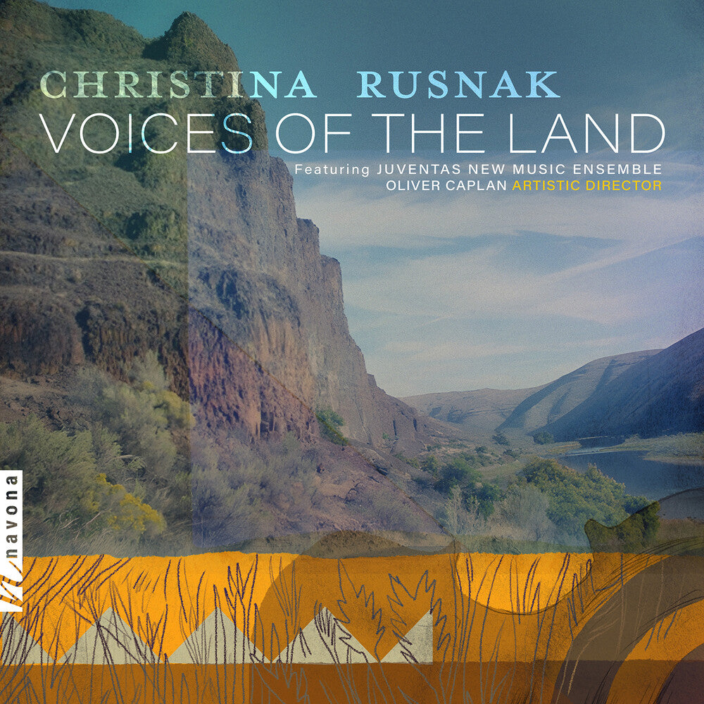 the album cover for Rusnak / Caplan / Juventas New Music Ensemble - Voices Of The Land