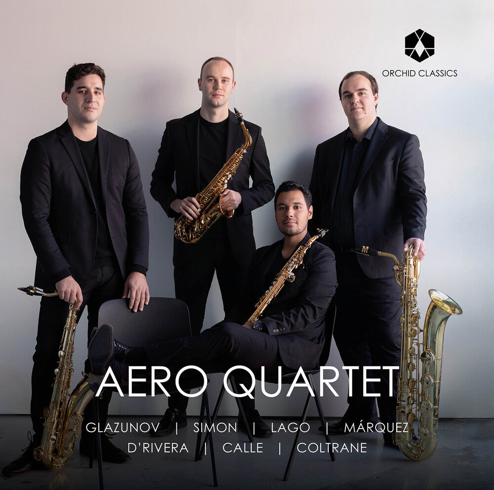 the album cover for Calle / Coltrane / Glazunov - Aero Quartet
