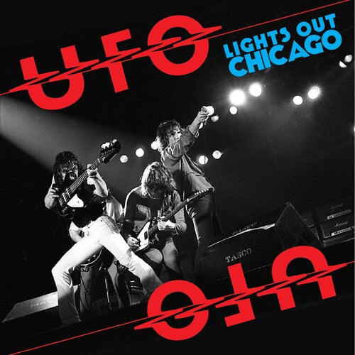 UFO - LIGHTS OUT IN CHICAGO - RED/BLACK SPLATTER Vinyl Record