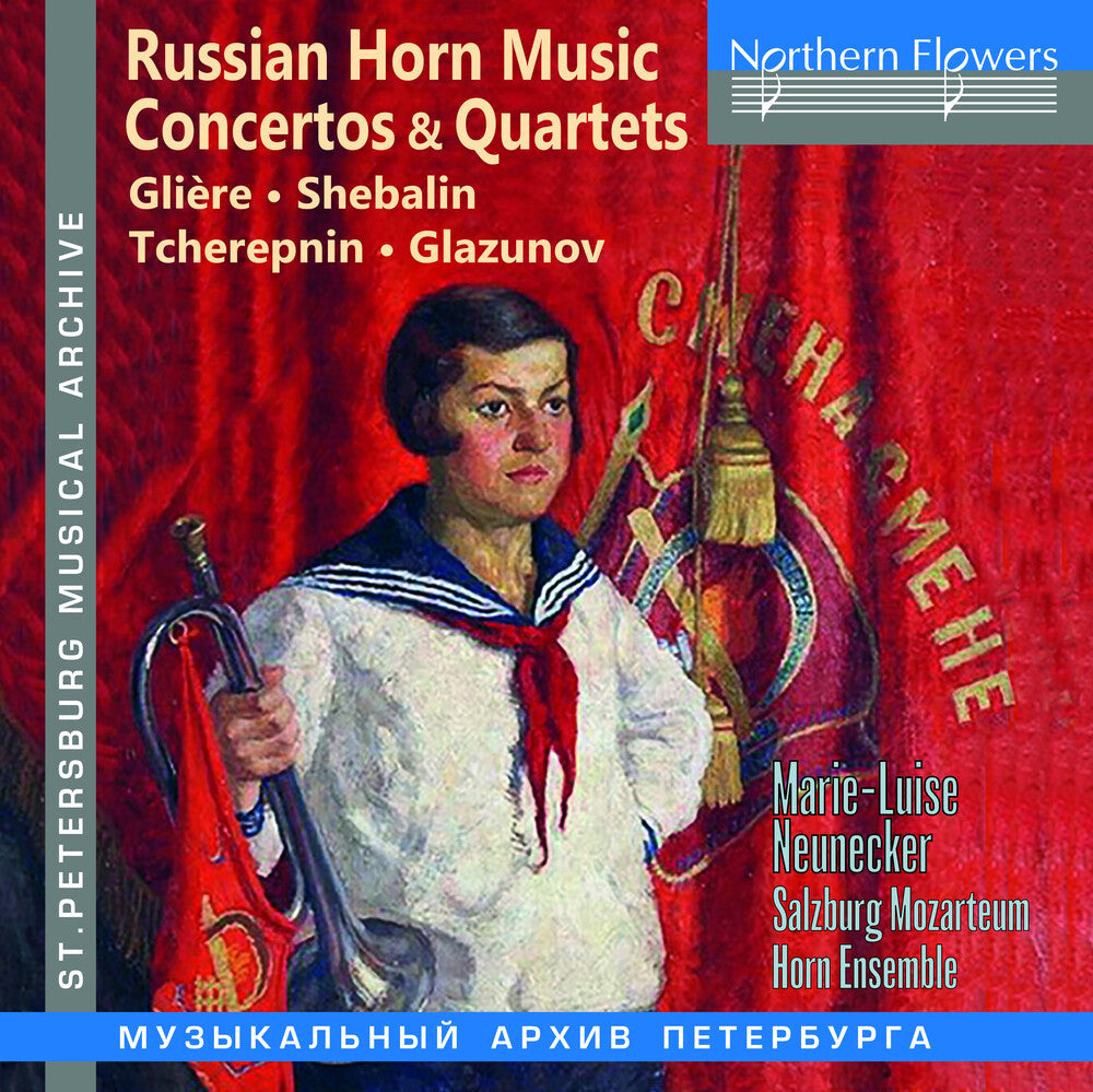 the album cover for Marie Neunecker -Luise - Russian Music For Horn; Concertos & Quartets By