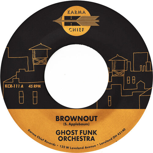 Ghost Funk Orchestra - Brownout / Boneyard Baile - Fire Red - Vinyl Record