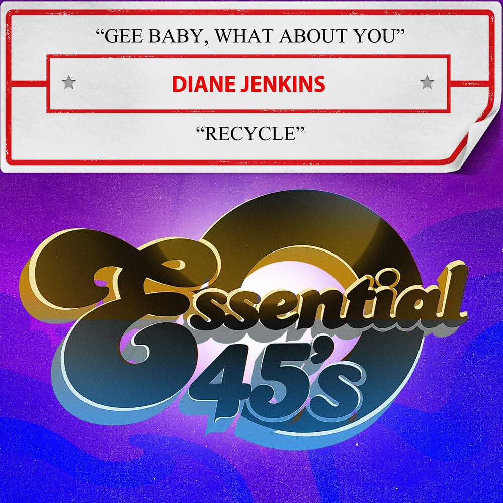the album cover for Diane Jenkins - Recycle / Gee Baby, What About You (Digital 45)