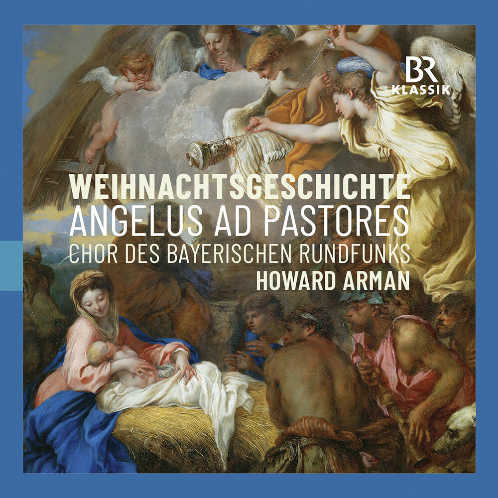 the album cover for Davis / Chor Des Bayerischen Rundfunks - Angelus Ad Pastores - Weihnachtsgeschichte