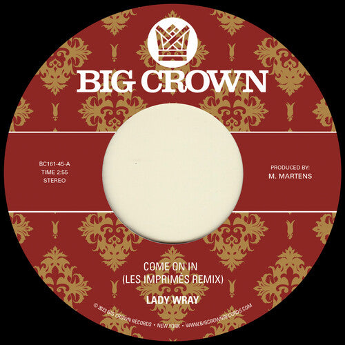 Wray,lady / Les Imprimes / Surprise Chef - Come On In (les Imprimes Remix) B/w Under The Sun - Vinyl Record